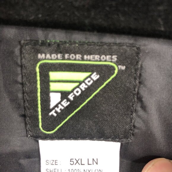 The Force Jacket Men's 5X Black Made Hero’s Coat Water Proof All Weather - Picture 5 of 16